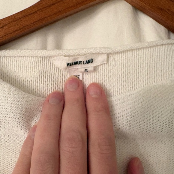 Helmut Lang Knit Sweater with Side Slits - Picture 4 of 6